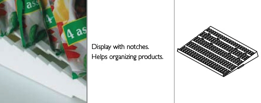 Displayrek, witte basis