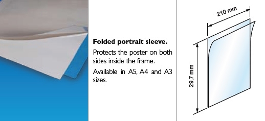 Beschermhoes voor A3 poster frame